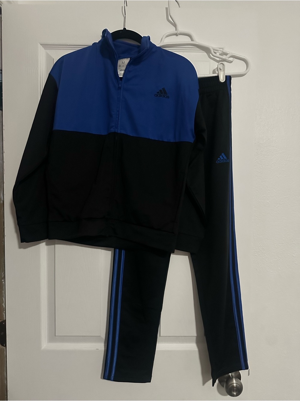 adidas Blue and Black Athletic Track Set